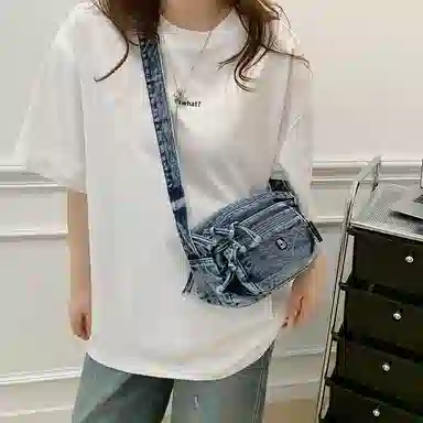 SAPANA STUDIO Vintage Denim Shoulder Bag