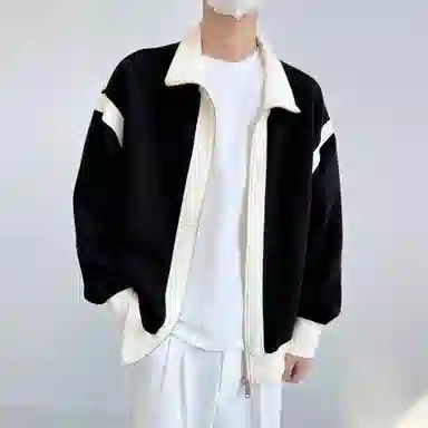 木木兔 美式高街重磅男士长袖外穿冬季休闲穿搭轻奢潮流百搭秋冬衣服冬天国潮宽松时尚潮牌外套夹克 男女同款