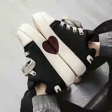 BINGO DUCK Casual Platform Sneakers
