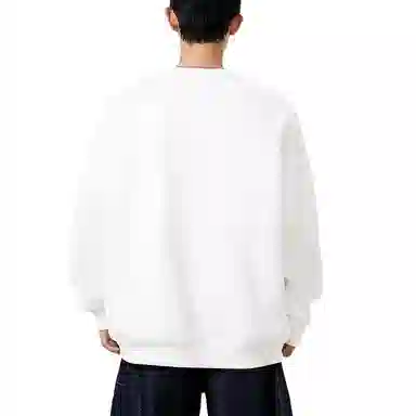 沐诚阳译 复古辑明线铆钉潮牌宽松情侣百搭 卫衣 男女同款