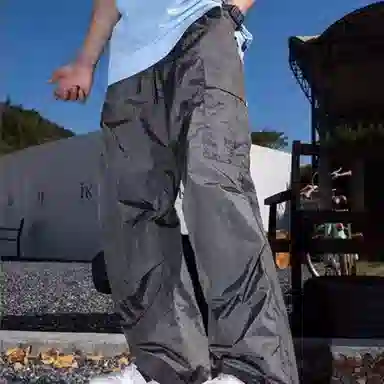 沐诚阳译 潮流舒适时尚百搭小众设计休闲裤 男款