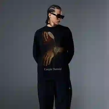 Couple Hunnid Vintage Print Long Sleeve Tee