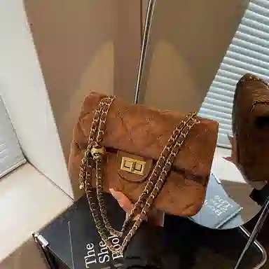 YTARA Vintage Suede Bag