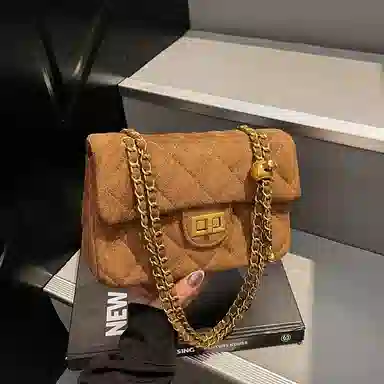 YTARA Vintage Suede Bag