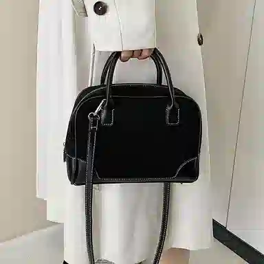 YTARA Vintage Suede Tote Bag