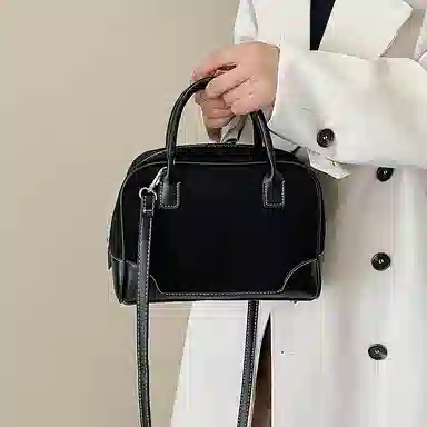 YTARA Vintage Suede Tote Bag