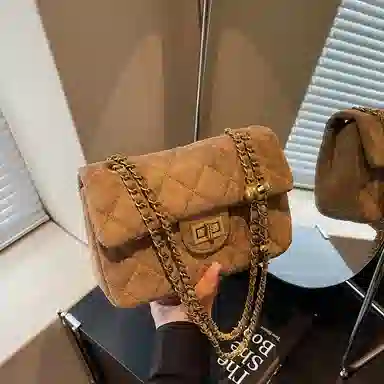 YTARA Vintage Suede Bag