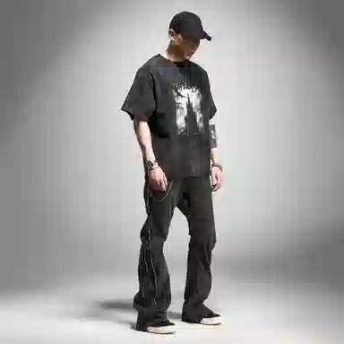 EODUP Silver Spiral Jeans