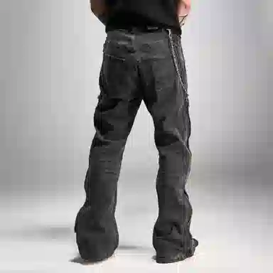 EODUP Silver Spiral Jeans