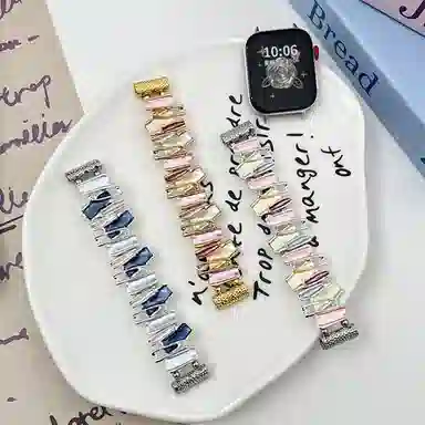 亿祈发 表带 华为适用 金属材质 不规则表链男女通用