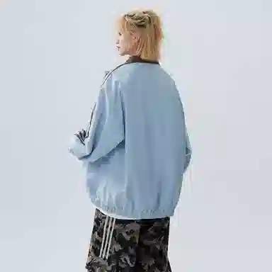 虫小绿 双面穿落肩宽松外套夹克 男女同款