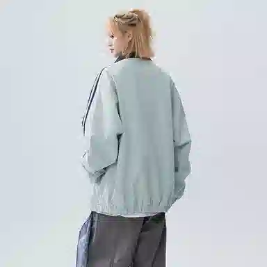 虫小绿 双面穿落肩宽松外套夹克 男女同款