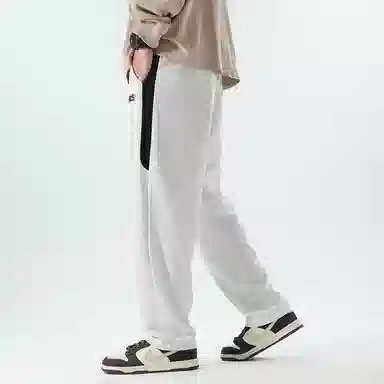 虫小绿 宽松潮流针织材质休闲裤 男女同款