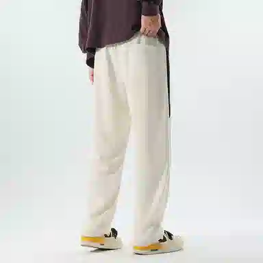 虫小绿 宽松潮流针织材质休闲裤 男女同款