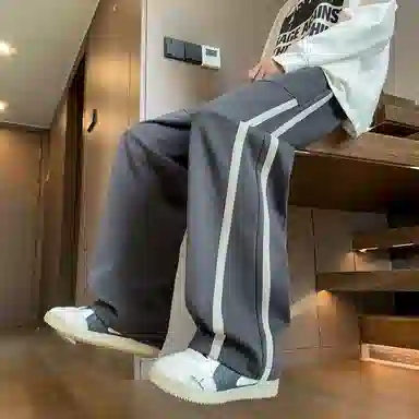 虫小绿 大码宽松舒服透气休闲裤 男女同款