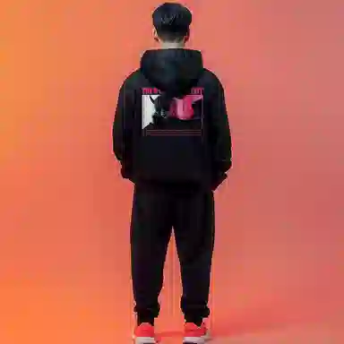 Nike Desire Angel Zip Hoodie Black