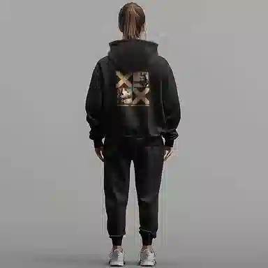 Nike A Basic Zip Hoodie Black