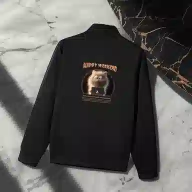 adidas ESSENTIALS Knit Windbreaker Jacket Black