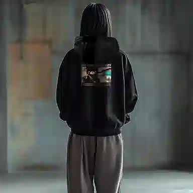 Nike Zip Hoodie Black