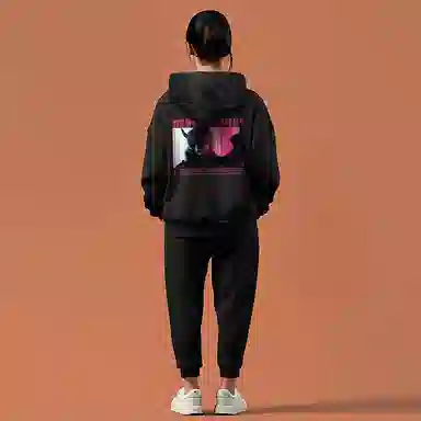 Nike Desire Angel Zip Hoodie Black