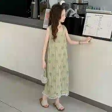 天才小熊连衣裙 无袖亲肤轻盈 中小童