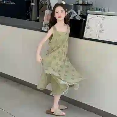 天才小熊连衣裙 无袖亲肤轻盈 中小童