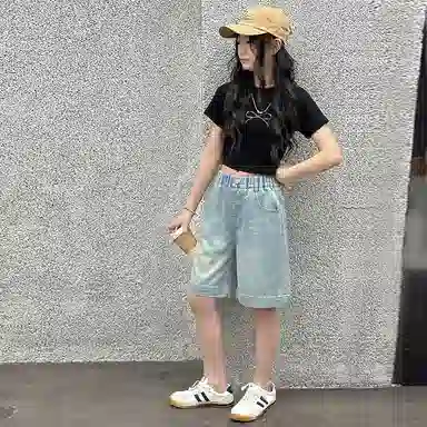 天才小熊 透气简约百搭短裤 儿童款