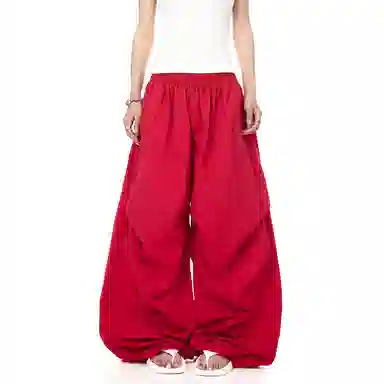 天才小熊 百搭通勤简约舒适休闲裤 女款