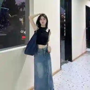 天才小熊 潮流时尚甜辣妹上衣无袖背心 女款