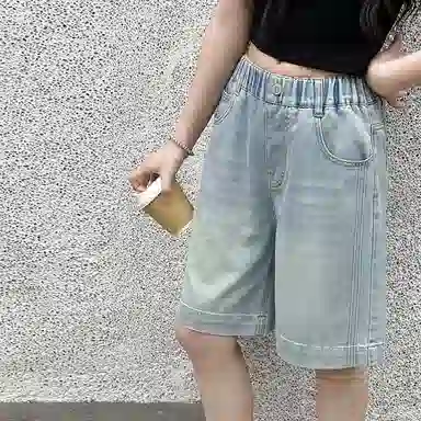 天才小熊 透气简约百搭短裤 儿童款