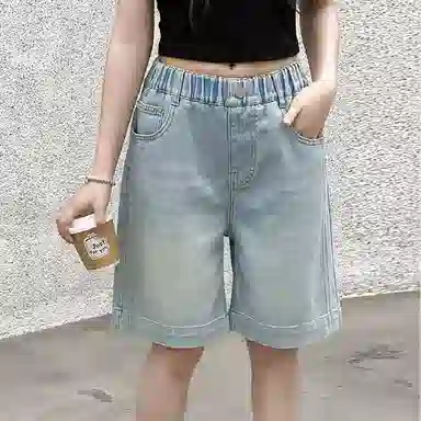 天才小熊 透气简约百搭短裤 儿童款