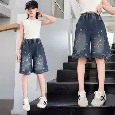 天才小熊 百搭时尚个性简约短裤 儿童款