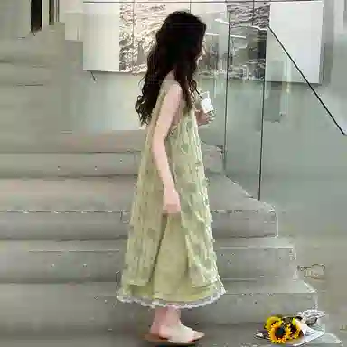 天才小熊连衣裙 无袖亲肤轻盈 中小童