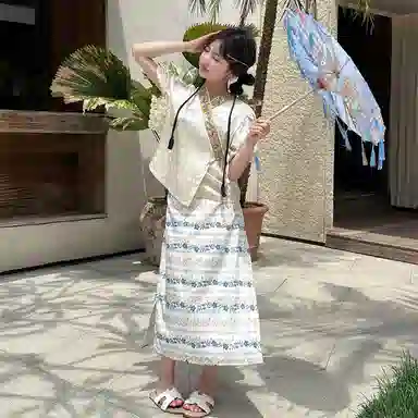 天才小熊汉服 舒适简约休闲 中小童