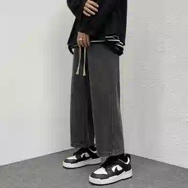 布客行 多风格融合垂坠感显高显瘦直筒长裤牛仔裤 男女同款