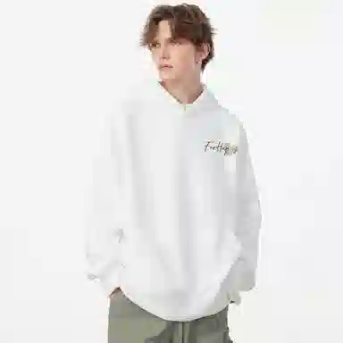 FORHUG Geometric Print Hoodie