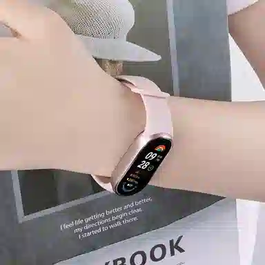 沃物赫 小米适用 手表表带 硅胶材质 户外运动防水防汗创意替换舒适佩戴透气硅胶表带男女通用