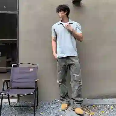 AOPAISHARK polocleanfitT