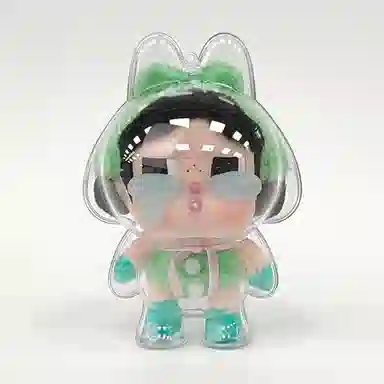 虫小绿 （适用眼泪工厂 落日歌会系列）眼泪哭娃搪胶毛绒潮流时尚挂件 防尘外壳 保护套 模型配件