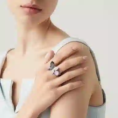 GIOVANNI RASPINI Pink Butterfly 925