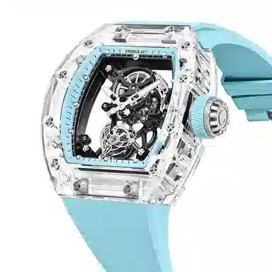 CRONUSART Tourbillon Sapphire Barrel Men's Watch