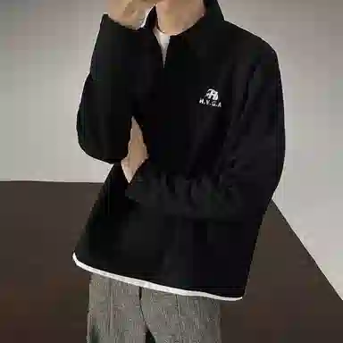 H.V.G.A logocleanfitallgreyPolo