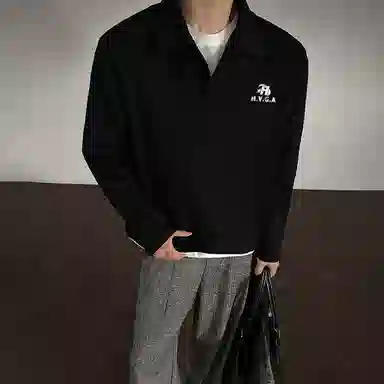 H.V.G.A logocleanfitallgreyPolo