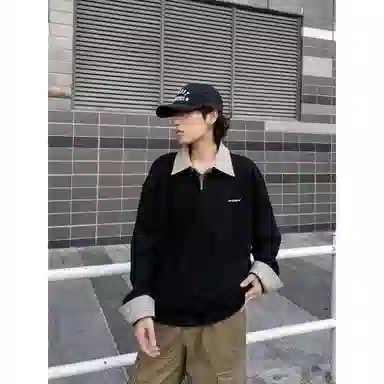 H.V.G.A Polo Half-Zip Sweatshirt