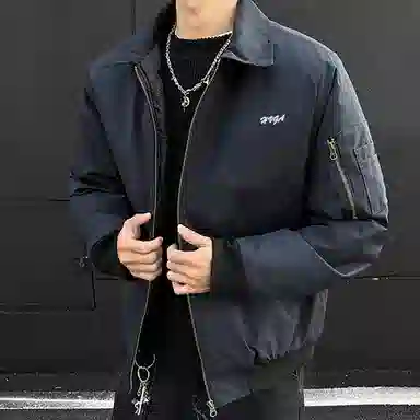 H.V.G.A cleanfitbomberlogo