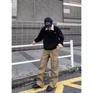 H.V.G.A Polo Half-Zip Sweatshirt