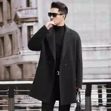 OGQG Classic Wool Coat Double-Breasted