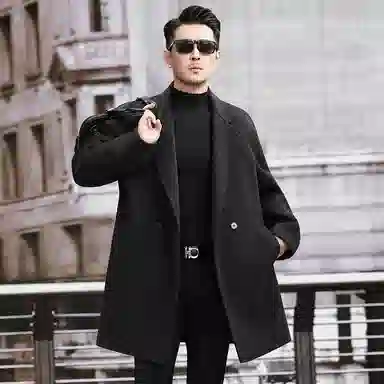 OGQG Classic Wool Coat Double-Breasted