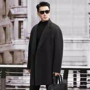 OGQG Classic Wool Coat Double-Breasted