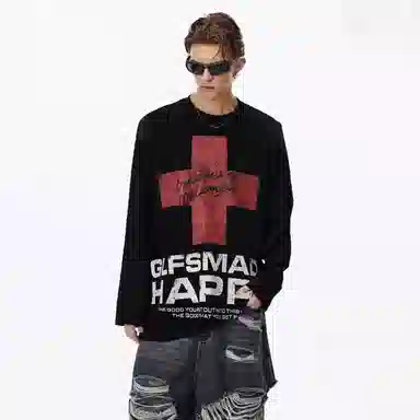 DAND Vintage Cross Long Sleeve Tee